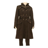 MYSTIC Womens Black Button Jacket M Cotton Blend Classic Stylish Outerwear