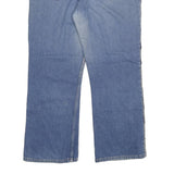 LEVI'S 602 Womens Jeans Blue Regular Straight Denim Medium W38 L30 Embroidered