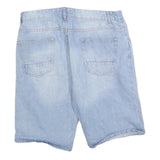 IDENTIC Mens Shorts Blue Casual Denim M W34 Light Wash Cotton Blend Summer