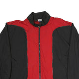 REEBOK Mens Red & Black Zip Jacket XL Polyester Blend Sportswear Casual Track