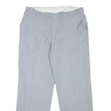 CREATION EXCLUSIVE Mens Cotton Blend Light Grey Regular Fit Straight Leg