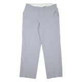 CREATION EXCLUSIVE Mens Cotton Blend Light Grey Regular Fit Straight Leg