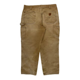 Carhartt Double Knee Carpenter Pants - 36W 30L Brown Cotton