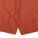 LEVI'S Mens Cargo Orange Cotton Blend Shorts 2XL W36 Casual Pocketed