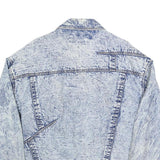 ZANTOS Womens Blue Denim Jacket L Cotton Classic Button Closure Casual Outerwear