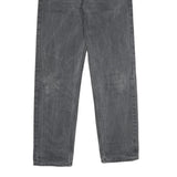 LEVI'S 517 02 Womens Jeans Black Slim Straight Denim Raw W28 L32 Stylish Fit