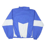 HOLLOWAY Mens Blue & White Track Jacket M Nylon Zip Sportswear Casual Light