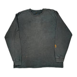 Deer Graphic Carhartt Long Sleeve T-Shirt - XL Grey Cotton