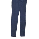 LEVI'S 710 Womens Jeans Blue Slim Skinny Denim Medium W23 L31 Stretch Zip