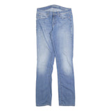 CALVIN KLEIN JEANS Womens Slim Fit Blue Denim Slim Straight Jeans W27 L32