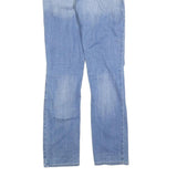 CALVIN KLEIN JEANS Womens Slim Fit Blue Denim Slim Straight Jeans W27 L32