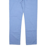 LEVI'S Mens Cotton Blend Blue Slim Straight Trousers W38 L32 Casual Wear