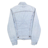 LEVI'S Womens Blue Denim Jacket M Cotton Button Closure Classic Fit Casual