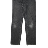 ARMANI JEANS Womens Jeans Black Regular Straight Denim Medium W24 L30 Classic
