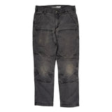 Carhartt Double Knee Carpenter Trousers - 34W 30L Grey Cotton