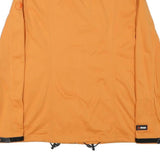 SHERPA Womens Orange Jacket L Polyester Blend Plain Zip Outdoor Casual