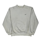 Vintage Nike Sweatshirt - Large Cream Cotton
