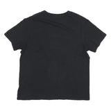 NIKE Mens Black Just Do It Graphic T-Shirt L Short Sleeve Crew Neck Cotton Blend