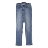 CALVIN KLEIN JEANS Womens Slim Blue Denim Slim Fit Zip W28 L31 Skinny Jeans
