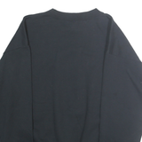 CLUB Mens Black Festival Of Trees Crew Neck M Cotton Blend Sweatshirt