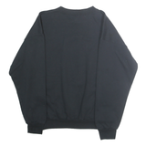 CLUB Mens Black Festival Of Trees Crew Neck M Cotton Blend Sweatshirt