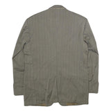 PIERRE CARDIN Mens Grey Wool Pinstripe Tailored Jacket L