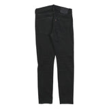 LEVI'S 512 Tapered Mens Jeans Black Slim Tapered Denim W30 L29 Zip Cotton Blend