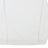 LEVI'S Mens White S Crew Neck Cotton Blend Pullover Sweatshirt