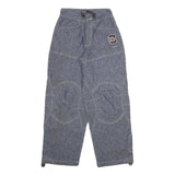 US 55 Mens Relaxed Denim Jeans Blue Cotton Blend W24 L27 Casual Zip Fastening