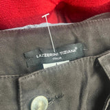 Lazzerini Tiziana Cargo Trousers - 30W UK 8 Black Cotton