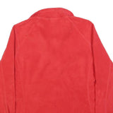 THE NORTH FACE Womens Red Plain Pullover Jumper Quarter Zip XL Outdoor Active