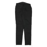 LEVI'S Womens Jeans Black Slim Skinny Denim Medium W26 L28 Stylish Zip