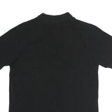 CARHARTT Mens Black Short Sleeve Plain S Cotton Polo Shirt Classic Fit