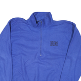 DUALCNTRL Mens Blue Jacket XL Polyester Blend Classic Fit Zip Pullover Casual