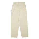 HS Womens Beige Regular Fit Straight Leg Trousers W26 L29 Polyester Blend Zip