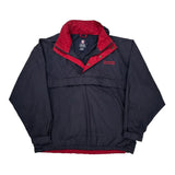 Chaps Ralph Lauren Windbreaker - Large Navy Cotton