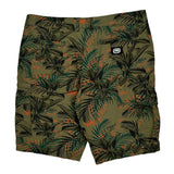 Ecko Unltd Floral Cargo Shorts - 38W 10L Orange Cotton