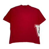 Wisconsin Badgers Logo 7 Single Stitch T-Shirt - XL Red Cotton