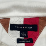 Tommy Hilfiger Slim Fit Polo Shirt - XL White Cotton