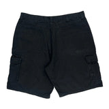 Wrangler Cargo Shorts - 37W 11L Black Cotton