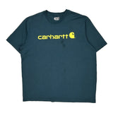 Carhartt T-Shirt - 2XL Blue Cotton