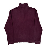 Polo By Ralph Lauren 1/4 Zip - Large Burgundy Cotton