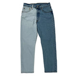 Levis 501 Jeans - 27W UK 8 Blue Cotton