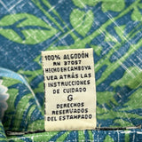 Cooke Street Floral Hawaiian Shirt - Large Blue Cotton