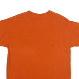 NFL Mens Orange Denver Broncos Graphic T-Shirt L Short Sleeve Crew Neck