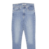 LEVI'S Mile High Super Skinny Big E Womens Jeans Blue Slim Skinny Denim Light