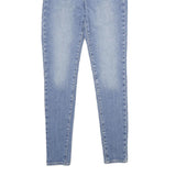 LEVI'S Mile High Super Skinny Big E Womens Jeans Blue Slim Skinny Denim Light