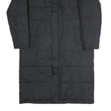 NEW BALANCE Mens Black Tracksuit Jacket L Polyester Plain Long Zip Warm