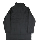 NEW BALANCE Mens Black Tracksuit Jacket L Polyester Plain Long Zip Warm