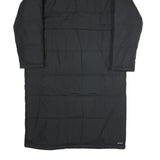 NEW BALANCE Mens Black Tracksuit Jacket L Polyester Plain Long Zip Warm